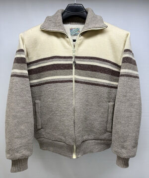 Vintage OUTDOOR EXCHANGE Wool Blend Sherpa Lined Cardigan Sweater Jacket Large